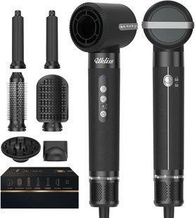 Стайлер для волосся Ukliss Air Styler 7-в-1 з  110 000 обертів за хвилину 77888 фото