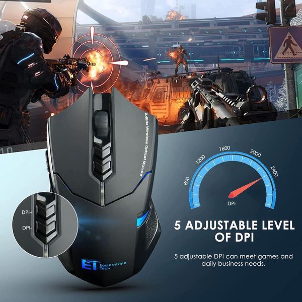 Беспроводная игровая мишка Easterntime Tech X-08 7899855 фото
