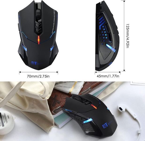 Беспроводная игровая мишка Easterntime Tech X-08 7899855 фото