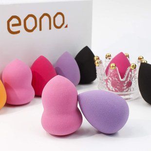 Набір спонжів для макіяжу Eono, 10 шт. Губка для змішування Blender Beauty Foundation, різнокольоровий 56778000 фото