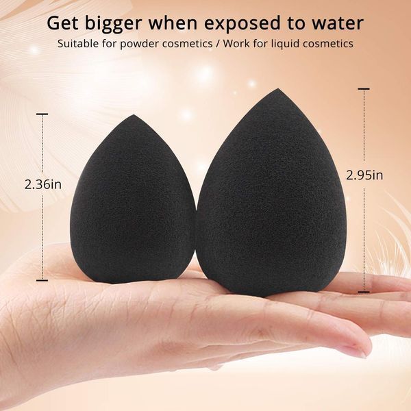 Набір спонжів для макіяжу Eono, 10 шт. Губка для змішування Blender Beauty Foundation, різнокольоровий 56778000 фото