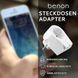 Адаптер розетки Benon з 2 X USB, білий, B2192 788900 фото 3