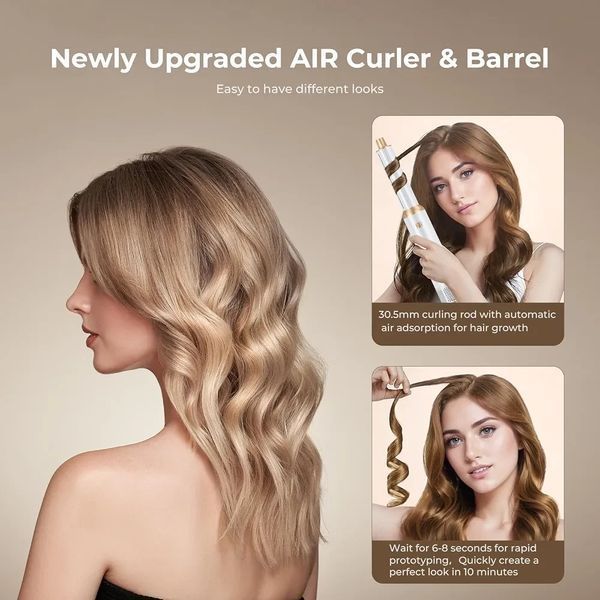 Щітка для фена, щітка для фена 5 в 1. Повітряна плойка для завивки Air Curling Wrap Styler 123677899 фото