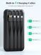 Solar Power Bank 26800 мАг з 4 вбудованими кабелями 67798 фото 5