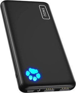 INIU Power Bank, найтонший портативний зарядний пристрій USB C на 10000 мАг, потрійна високошвидкісна батарея 12365998 фото