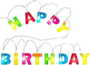LED Гірлянда HAPPY BIRTHDAY 00A12 фото