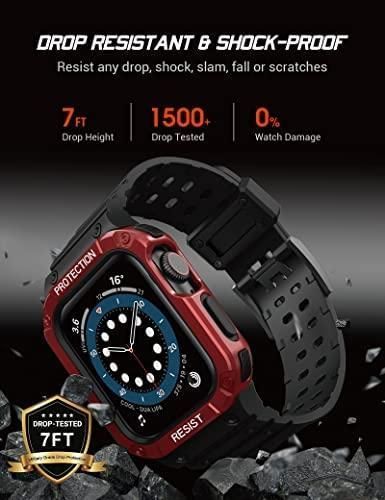 Бренд Amazon Limited] Ремінець Wearlizer для Apple Watch 44 мм із чохлом-бампером Apple Watch 560044А фото