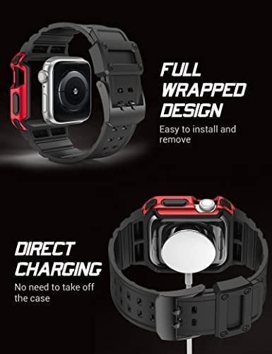 Бренд Amazon Limited] Ремінець Wearlizer для Apple Watch 44 мм із чохлом-бампером Apple Watch 560044А фото