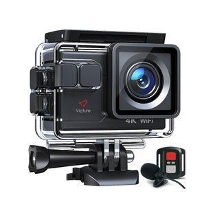 Відеокамера HD 4K, з дистанційним керуванням та зовнішнім мікрофоном, для підводної зйомки Victure AC700 7889098 фото