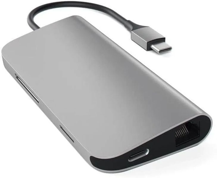 Алюминиевый многопортовый адаптер SATECHI USB-C MULTIPORT 40756 фото