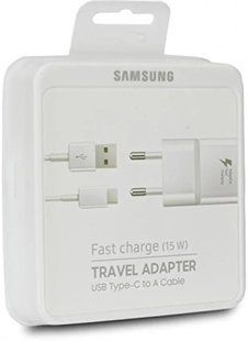 Дорожній адаптер Samsung Fast Charge Type-C 15 Вт 1234446 фото