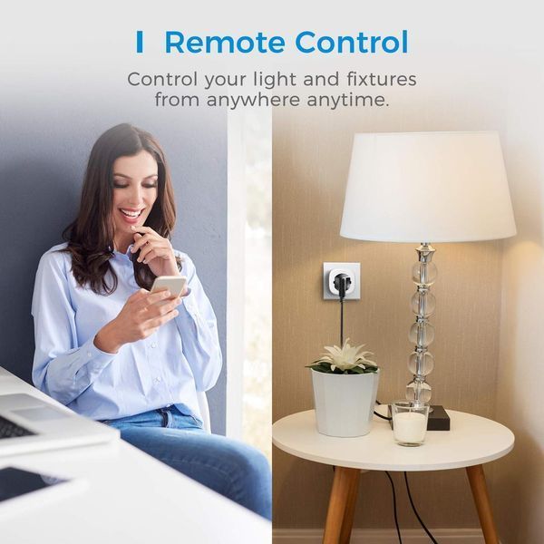 FLYSOCKS MSS210 з Apple HomeKit, Flysocks 2,4 ГГц WiFi Socket, сумісний із Siri, Alexa та Google Assistant 1740935556 фото