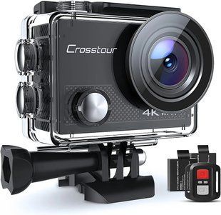 Екшн-камера Crosstour CT9000 4K 20MP Wi-Fi відеокамера з дистанційним керуванням IP68 Водонепроникний футляр 6700А3457 фото