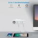 Розподільна вилка VOOMY 5-в-1, 3-контактний розгалужувач розеток з 2 USB-портами, блок живлення 4000 Вт з USB 123778 фото 6