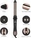 Parwin pro beauty вращающаяся плойка на 360&deg; бигуди 25 мм с нанотитановым покрытием и ЖК-дисплеем 120-210&deg;C 70004 фото 1