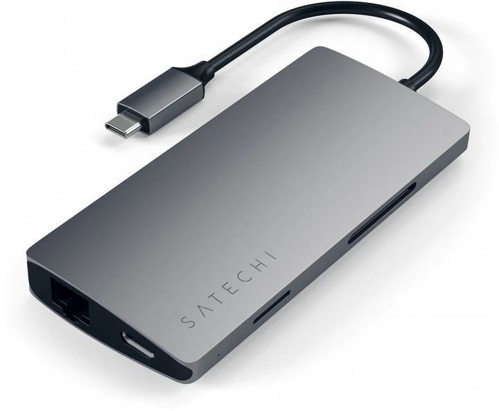 Багатопортовий адаптер Satechi USB C Hub V2, док-станція USB C з 4K HDMI, 47822 фото