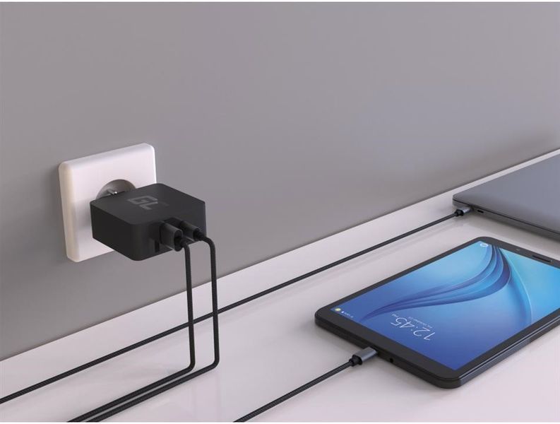 GREENCELL CHAR10 Charger USB-C 45W PD with USB-C cable 8777345 фото