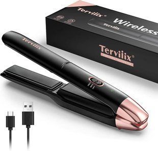Terviiix USB Mini Travel Straightener Беспроводной аккумуляторный выпрямитель Макс. 220&deg;C 855886 фото