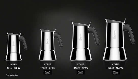 Кавоварка Bialetti Venus Induction на 6 чашок 12358856 фото