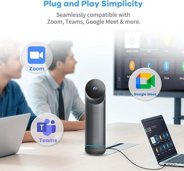 Веб-камера для конференций KanDao Meeting Pro Full HD 1080P, видеокамера 360&deg;, направленные микрофоны, Hi-Fi 558889 фото