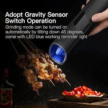 Електричних подрібнювачів для солі та перцю Gravity Electric Pepper Grinder, автоматичний та еле 1235667 фото