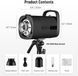 NEEWER Оновлений спалах S101-300W Studio Monolight Strobe Flash 300W 5600K Повністю металевий 3777687 фото 9