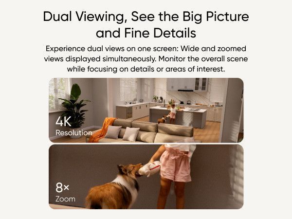 Камера eufy Security Indoor Cam S350, 4K UHD, камера 360&deg; 47008 фото