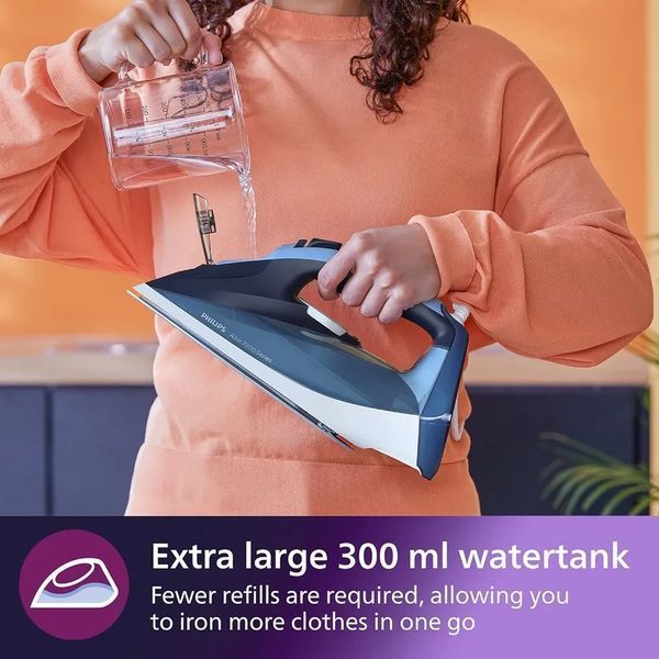 Philips Azur S&eacute;ries 7000 Парова праска - 2800 Вт, безперервна подача пари 50 г/хв, 250 г 1235585 фото