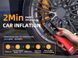Велосипедний насос, повітряний насос для накачування шин, портативний повітряний компресор з клапанами Presta 158880 фото 5