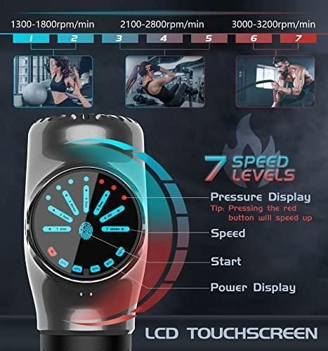 МАСАЖНИЙ ПІСТОЛЕТ COTSOCO DEEP TISSUE, ДВИГУН 3200 ОБ/ХВ, АКУМУЛЯТОР ЄМНІСТЮ 4800 1707378195 фото