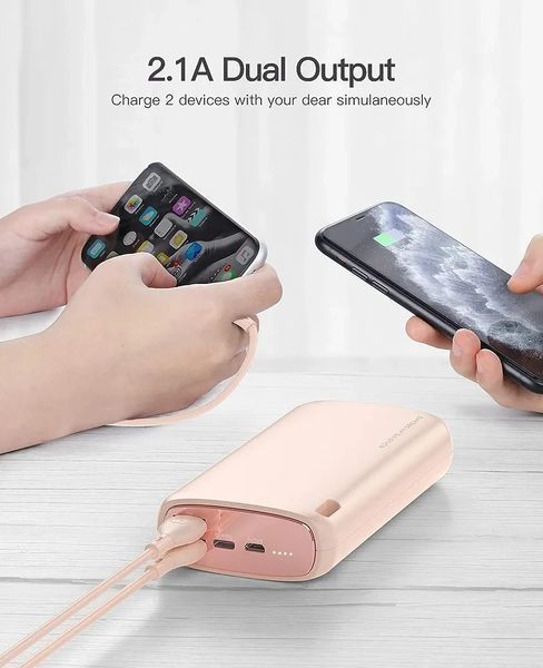 Портативний зарядний пристрій Kuulaa 26800mAh Power Bank Портативний зарядний пристрій iPhone 2 USB-виходи 788900 фото