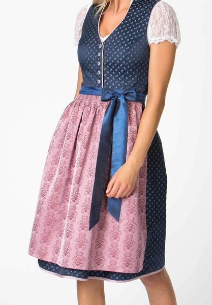 Stockerpoint Dirndl EDELWUID Dirndl Cynthia blau-rose 900090 фото