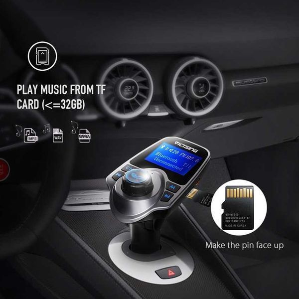 FM-трансмітер Victsing T11-200 Car MP3 2 USB Оригінал 76066Т11 фото