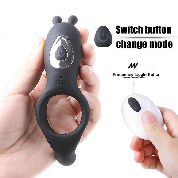 VIBRATING RABBIT COCK RING 69006969 фото