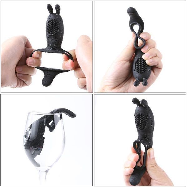VIBRATING RABBIT COCK RING 69006969 фото