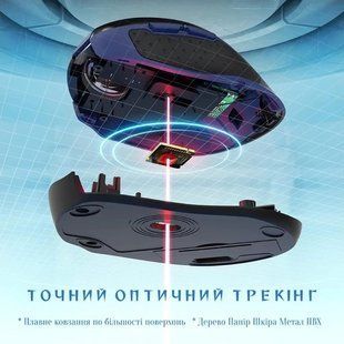 Беспроводная мышь Wireless optical Mouse, 2.4GHz, 800-2400 CPI, синяя 700065 фото